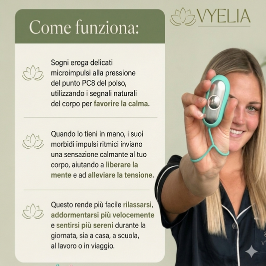 Vyelia® Sogni: Rilassa mente e corpo in modo naturale.